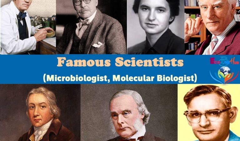 Famous Scientists (Microbiologist, Molecular Biologist)